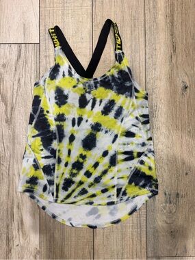 Off-white x NikeTie-Dye Performance Tank Top in Yellow, Black & White